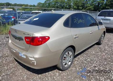 2010 Hyundai Elantra Gls z USA, uszkodzony, nr VIN KMHDU4AD9AU906006